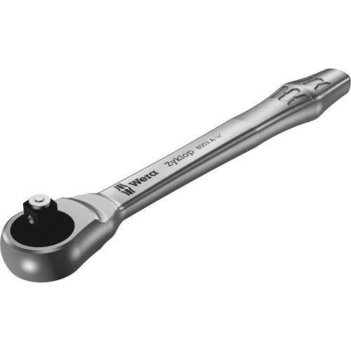 Zyklop Metal Ratchet 1/4 Push Through , 1/4" Drive, Plain Handle Moffatt Supply & Specialties
