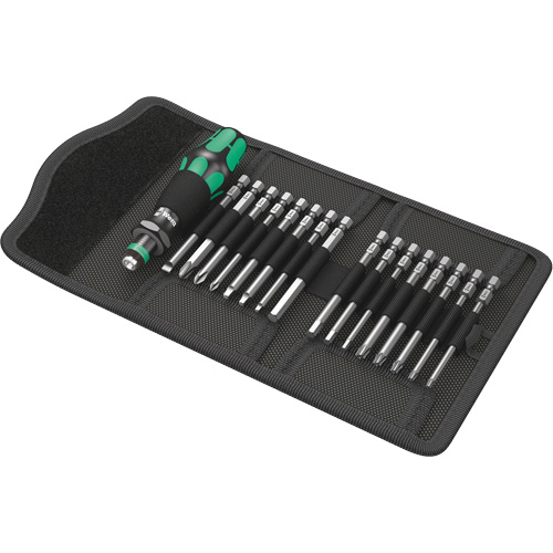 Kraftform Kompakt 60 Screwdriver & Bit Set 17-PC, 6-3/32" L, Plastic Handle Moffatt Supply & Specialties