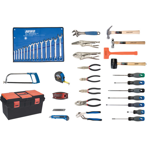Jeu d'outils de luxe avec coffret en plastique, 56 morcea Moffatt Supply & Specialties