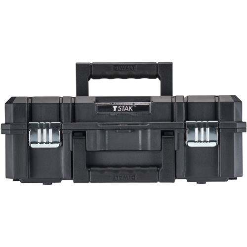 Coffre &agrave; outils avec dessus plat TSTAK II, 17-1/4" x 13" x 6-3/8", Noir Moffatt Supply & Specialties