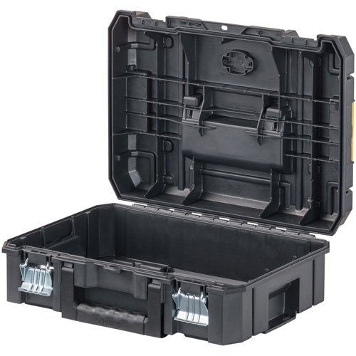 Coffre &agrave; outils avec dessus plat TSTAK II, 17-1/4" x 13" x 6-3/8", Noir Moffatt Supply & Specialties