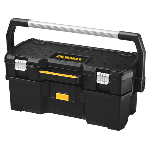 Tote with Power Tool Case, 12-13/16" W x 24 D x 11-3/16" H, Black Moffatt Supply & Specialties