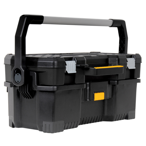 Tote with Power Tool Case, 12-13/16" W x 24 D x 11-3/16" H, Black Moffatt Supply & Specialties