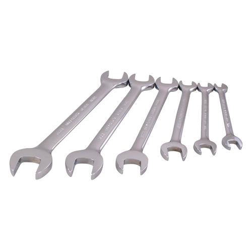 Wrench Set, Open-Ended, 6 Pieces, Metric Moffatt Supply & Specialties