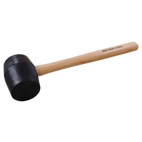 Maillet en caoutchouc, 28 oz, Prise en Bois, 16-3/4" lo Moffatt Supply & Specialties