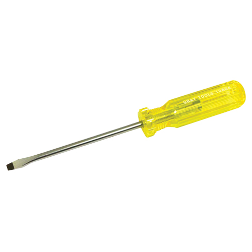 Tournevis &agrave; fente, 1/4", 9-7/16" lo, Prise Plastique Moffatt Supply & Specialties