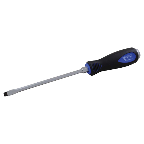 Slotted Screwdriver, 1/4", 10-1/4" L, Cushion Grip Handle Moffatt Supply & Specialties