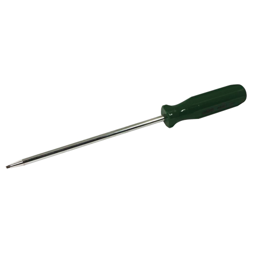Square Screwdriver, #1 Tip, Round, 12-1/4" L, Plastic Handle Moffatt Supply & Specialties