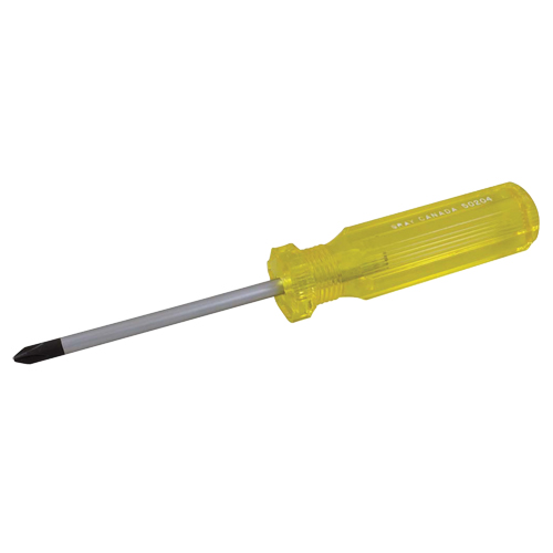 Phillips Screwdriver, #0, 5-5/16" L, Plastic Handle Moffatt Supply & Specialties