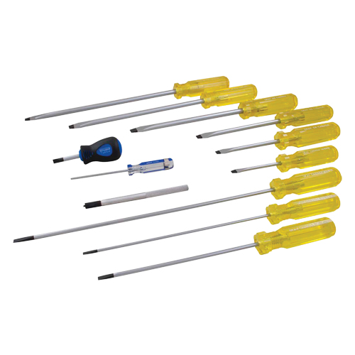 Slotted Screwdriver Set, 9 Pcs. Moffatt Supply & Specialties