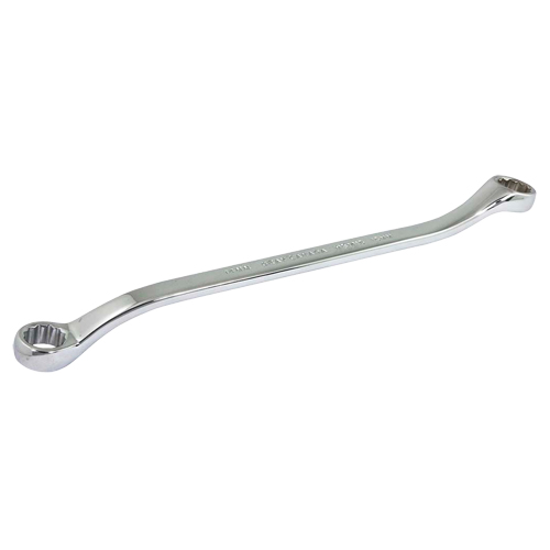 Box End Wrench, 12 Point, 14 mm x 15 mm, 15° Offset, Chrome Finish Moffatt Supply & Specialties