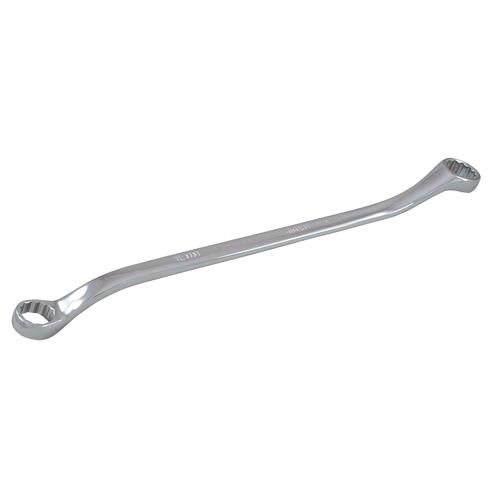 Box End Wrench, 12 Point, 8/9 mm, 15° Offset, Chrome Finish Moffatt Supply & Specialties
