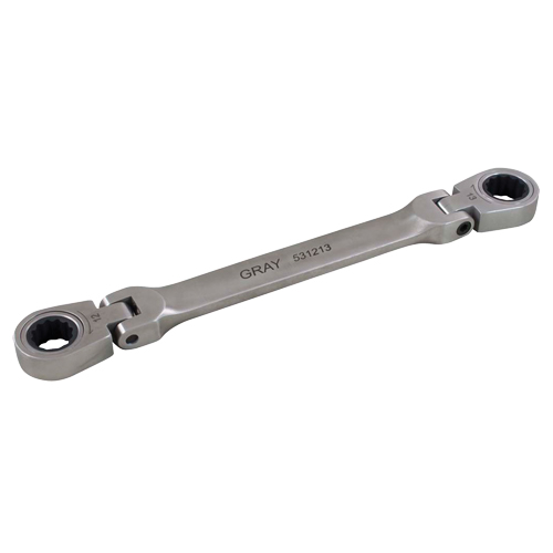 Cl&eacute; &agrave; cliquet polygonale double &agrave; t&ecirc;te flexible Moffatt Supply & Specialties