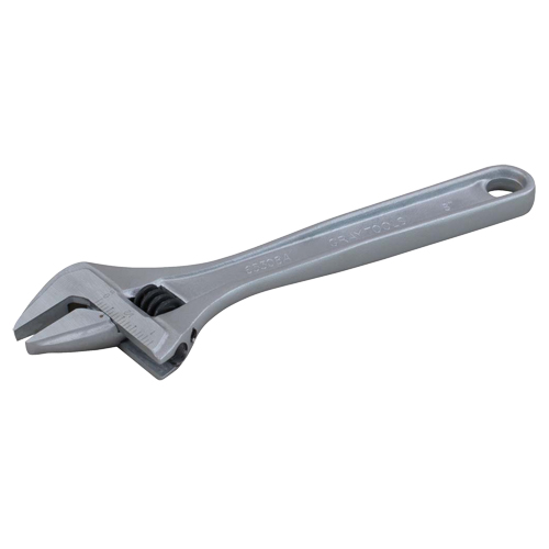 Adjustable Wrench, 6" L, 1" Max Width, Plain Moffatt Supply & Specialties