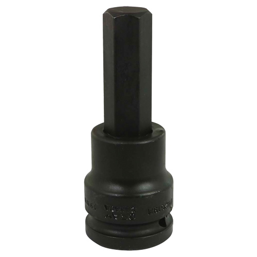 Impact Bit Socket, Hex, 19 mm x 3/4" Drive Moffatt Supply & Specialties