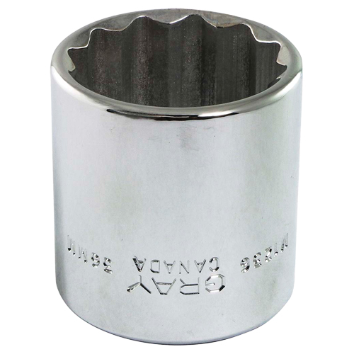 Douille, 13 mm, Prise 1/2", 12 pans Moffatt Supply & Specialties