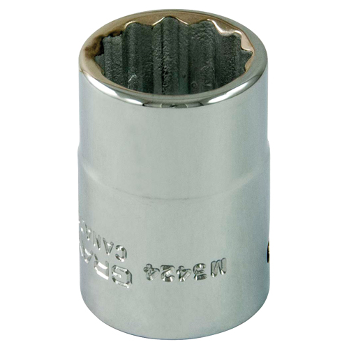Socket, 24 mm, 3/4" Drive, 12 Points Moffatt Supply & Specialties