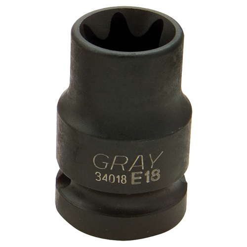 Torx&reg; Socket, 1/2", 1/2" Drive, 6 Points Moffatt Supply & Specialties