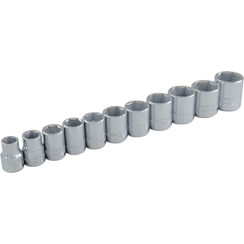 Jeu de douilles, 11 Mcx, Prise de 3/8" Moffatt Supply & Specialties