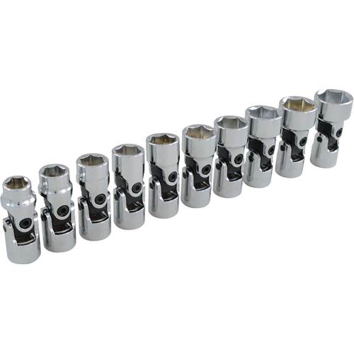 Jeu de douilles cardan, 10 Mcx, Prise de 3/8" Moffatt Supply & Specialties