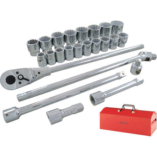 Jeu de douilles et accessoires, 26 Mcx, Prise de 3/4" Moffatt Supply & Specialties