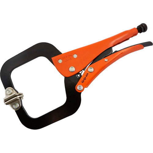 Locking Pliers, 11-3/4" Length, C-Clamp Moffatt Supply & Specialties