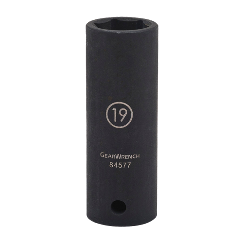 Socket, Impact, 24 mm, 1/2" Drive, 6 Points, Deep Moffatt Supply & Specialties