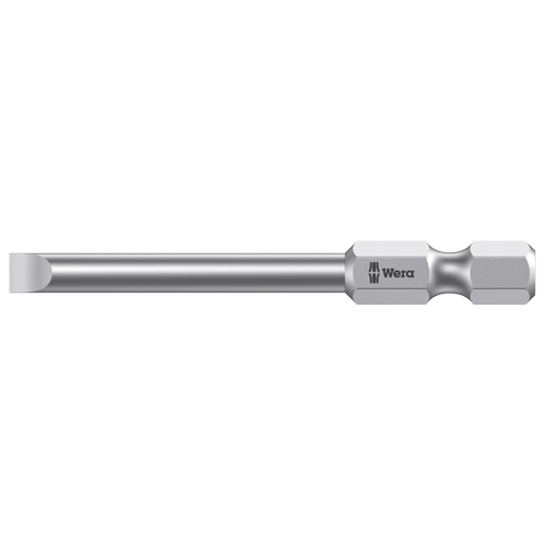 Power Screwdriver Bit, Slot, 3 mm Tip, 1/4" Drive Size, 2-3/4" Length Moffatt Supply & Specialties