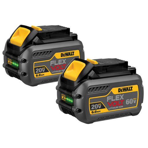 FlexVolt Batteries, Lithium-Ion, 60 V, 6 A Moffatt Supply & Specialties