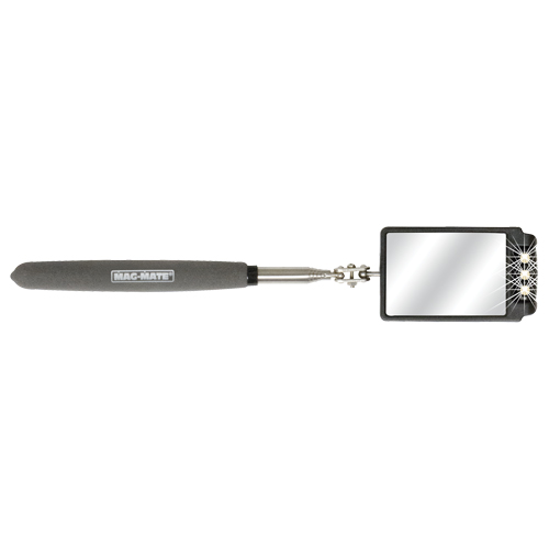 Inspection Mirror, Rectangular, 2-3/4" L x 1-7/8" W, Telescopic Moffatt Supply & Specialties