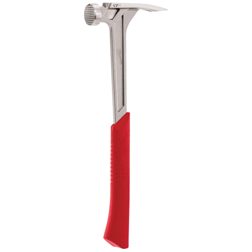 Milled Face Framing Hammer, 17 oz., Solid Steel Handle, 16-1/8" L Moffatt Supply & Specialties