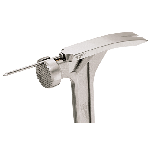 Milled Face Framing Hammer, 17 oz., Solid Steel Handle, 16-1/8" L Moffatt Supply & Specialties