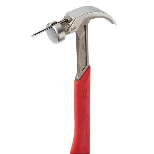Curved Claw Smooth-Face Hammer, 20 oz., Solid Steel Handle, 14" L Moffatt Supply & Specialties
