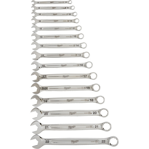 Wrench Set, Combination, 15 Pieces, Metric Moffatt Supply & Specialties