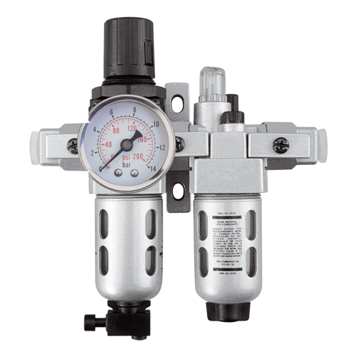 Modular Filter/Regulator & Lubricator (Gauge Included), 3/8" NPT Moffatt Supply & Specialties