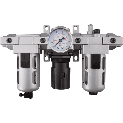 Modular Filter, Regulator & Lubricator (Gauge Included), 1/4" NPT Moffatt Supply & Specialties