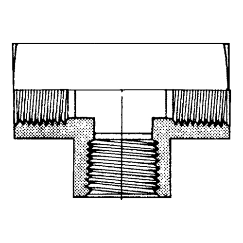 Raccord En T&eacute; Femelle, Laiton, 1/8" Moffatt Supply & Specialties