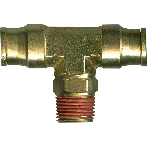 Raccord en T pivotant, Laiton, 3/8" x 1/4" Moffatt Supply & Specialties