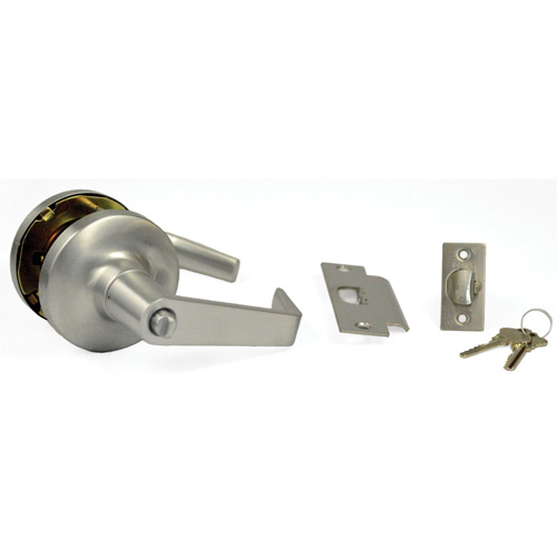 Commercial Door Lever with Lock Moffatt Supply & Specialties