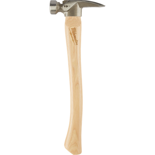 Milled Face Framing Hammer, 19 oz., Wood Handle, 16" L Moffatt Supply & Specialties