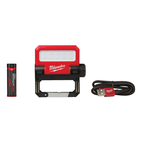 Projecteur d'illumination pivotant Rover USB, DEL, 550 lumens, Piles Rechargeable Moffatt Supply & Specialties