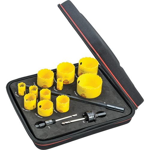 Trousse de scies-cloches industrielles, 14 morcea Moffatt Supply & Specialties