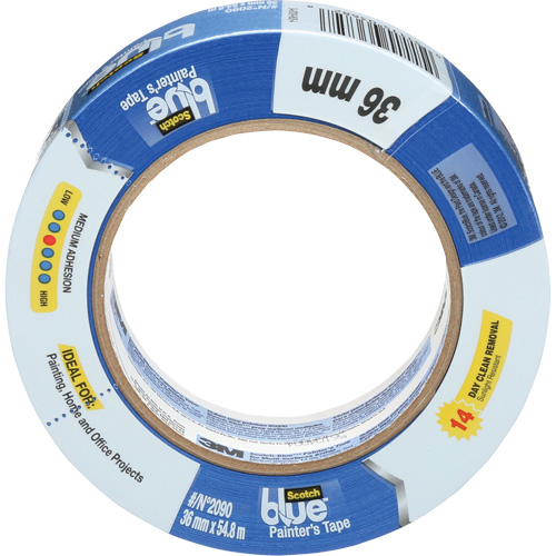 Ruban pour peintre ScotchBlue Original 2090, 36 mm (1-2/5") x 55 m (180'), Bleu Moffatt Supply & Specialties