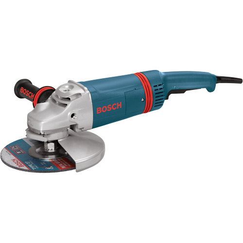 Large Angle Grinder with Rat Tail Handle, 9", 120 V, 15 A, 6000 RPM Moffatt Supply & Specialties