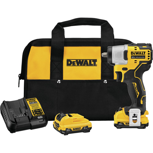 Ensemble de cl&eacute; &agrave; choc avec moteur sans balai Xtreme, 12 V, Mandrin 3/8" Moffatt Supply & Specialties