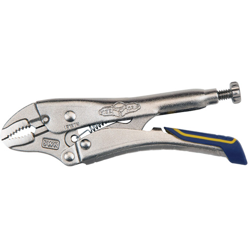 Fast Release Locking Pliers with Wire Cutter, 5" Length, Curved Jaw Moffatt Supply & Specialties