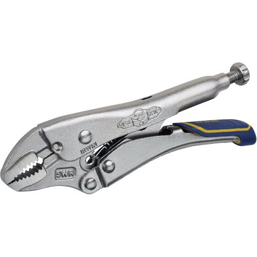 Fast Release Locking Pliers with Wire Cutter, 5" Length, Curved Jaw Moffatt Supply & Specialties