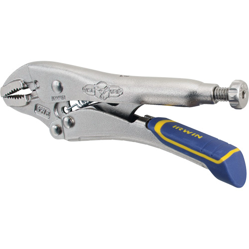 Fast Release Locking Pliers with Wire Cutter, 5" Length, Curved Jaw Moffatt Supply & Specialties