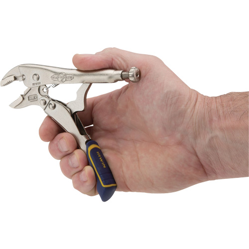 Fast Release Locking Pliers with Wire Cutter, 5" Length, Curved Jaw Moffatt Supply & Specialties