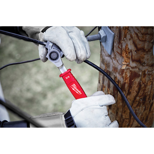 Lineman's 2-in-1 Insulated Ratcheting Box Wrench Moffatt Supply & Specialties